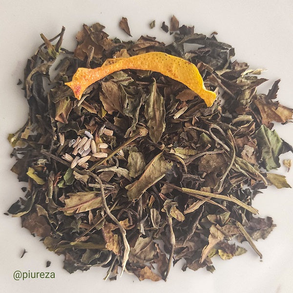 Té blanco Pai Mu Tan con Lavanda y Limón  Bio Piureza