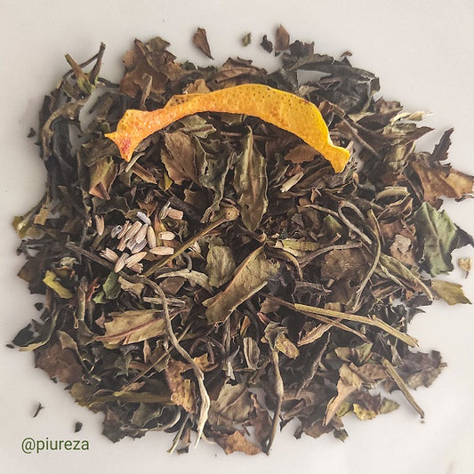 Té blanco Pai Mu Tan con Lavanda y Limón  Bio Piureza