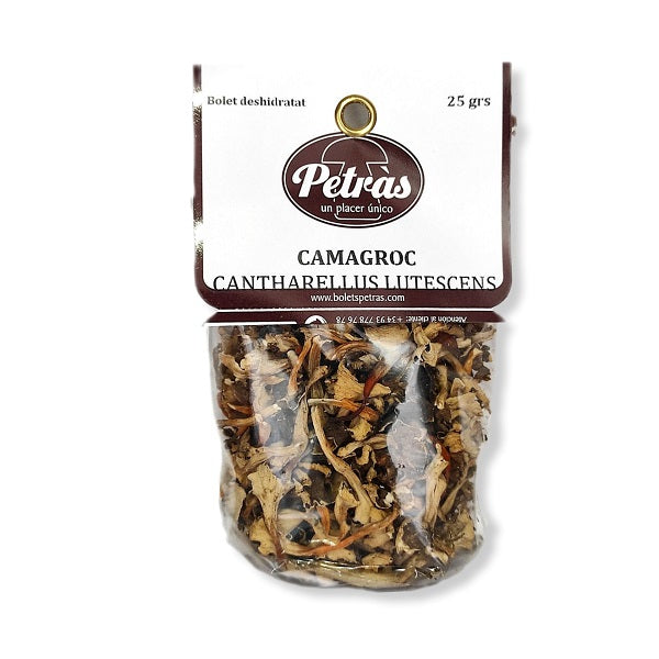 Setas Deshidratadas Camagroc Rebozuelos (Cantharellus Lutescens) Petràs bolsa de 25g