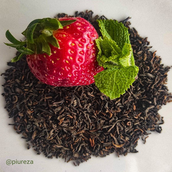 Té Rojo Pu Erh con Fresas y Menta Piureza