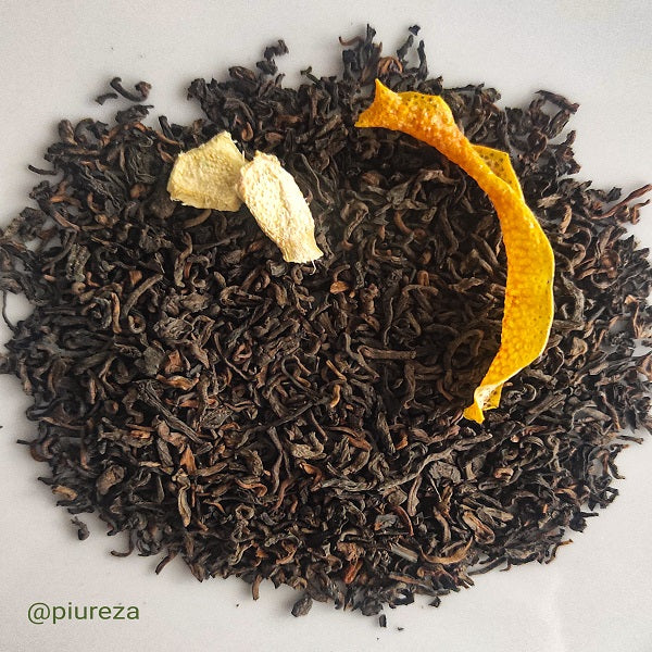 Té rojo Pu Erh con Jengibre y Limón Piureza