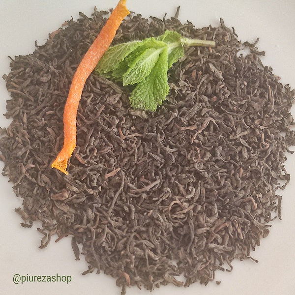 Té rojo Pu Erh con Menta y Naranja Piureza