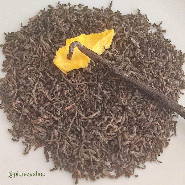 Té rojo Pu Erh con Melocotón y Vainilla Piureza