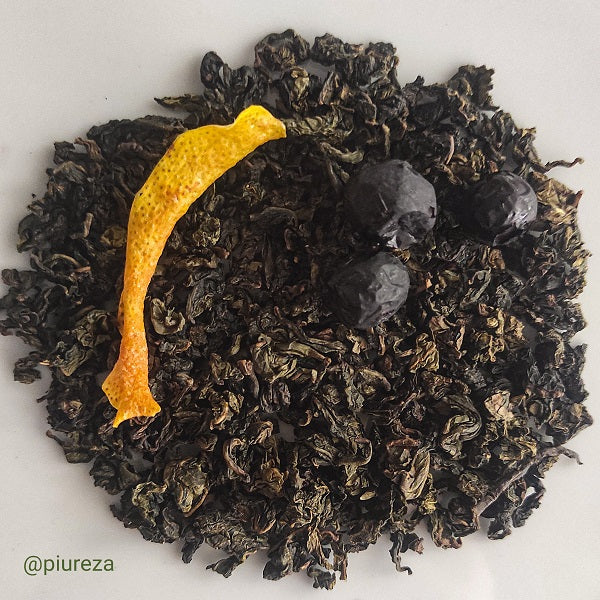 Té azul Oolong Tie Kuan Yin con Arándanos y Limón  Piureza