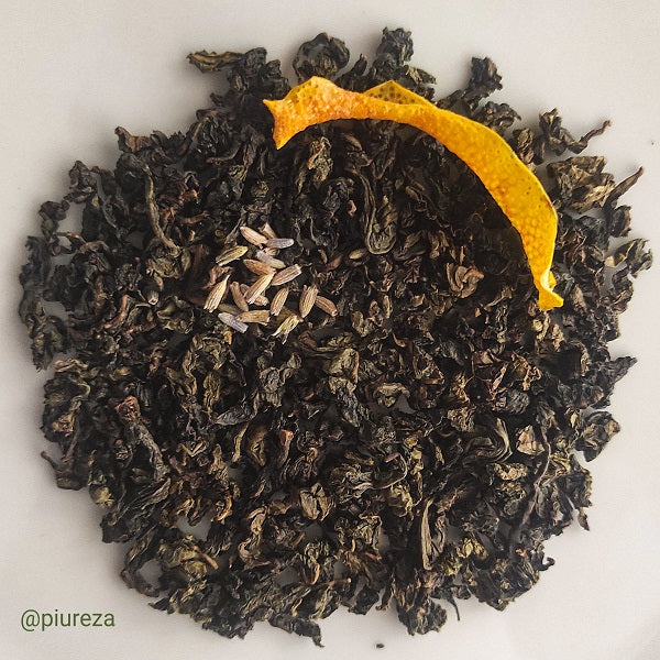 Té azul Oolong Tie Kuan Yin con Lavanda y Limón  Piureza