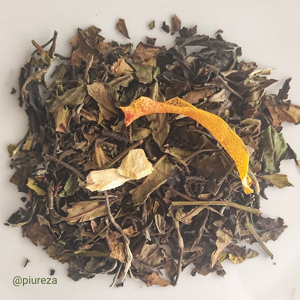 Té blanco Pai Mu Tan con Jengibre y Limón Bio Piureza